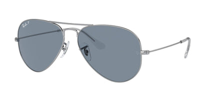 Ray-Ban Aviator 3025 Polarised Silver Blue RB3025 003/02 (58)