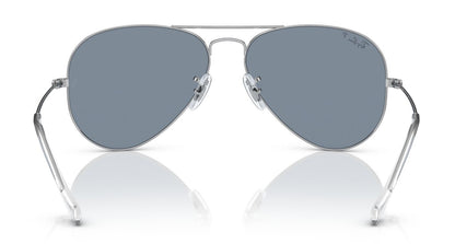 Ray-Ban Aviator 3025 Polarised Silver Blue RB3025 003/02 (58)