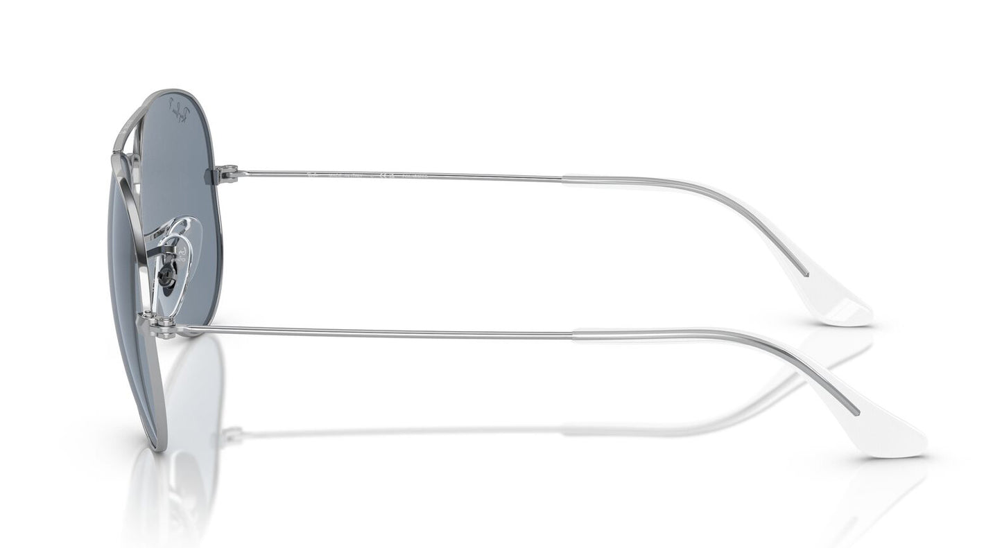 Ray-Ban Aviator 3025 Polarised Silver Blue RB3025 003/02 (58)