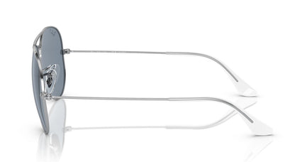 Ray-Ban Aviator 3025 Polarised Silver Blue RB3025 003/02 (58)