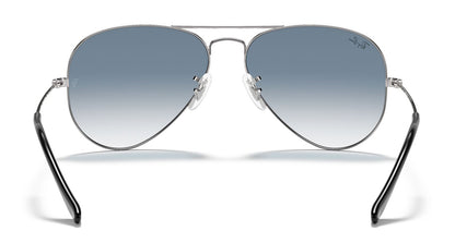 Ray-Ban Aviator 3025 Silver Light Blue Gradient RB3025 003/3F (62)