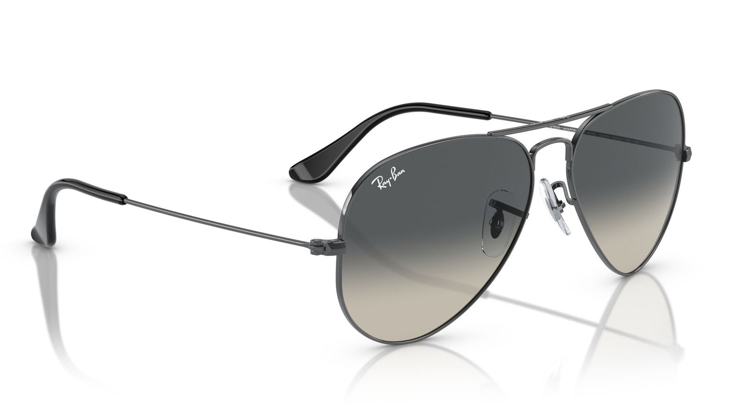 Ray-Ban Aviator 3025 Gunmetal Grey Gradient RB3025 004/71 (62)
