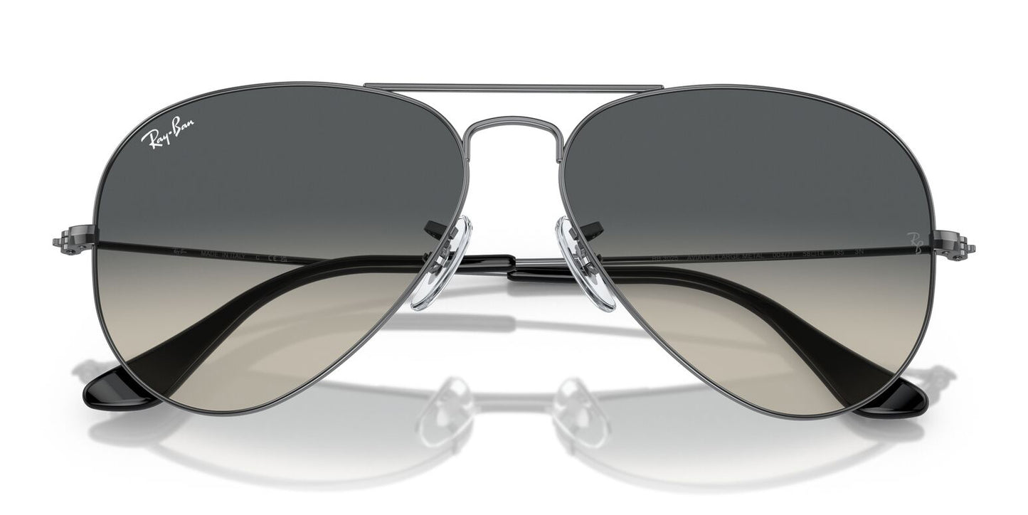 Ray-Ban Aviator 3025 Gunmetal Grey Gradient RB3025 004/71 (62)