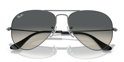 Ray-Ban Aviator 3025 Gunmetal Grey Gradient RB3025 004/71 (62)