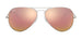 Ray-Ban Aviator 3025 Matte Silver Copper Mirror RB3025 019/Z2 (58)