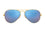 Ray-Ban Aviator 3025 Matte Gold Blue Mirror (3025 112/17)