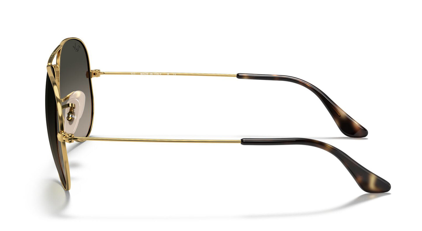 Ray-Ban 3025 Aviator Arista Gold Grey Gradient RB3025 181/71 (58)