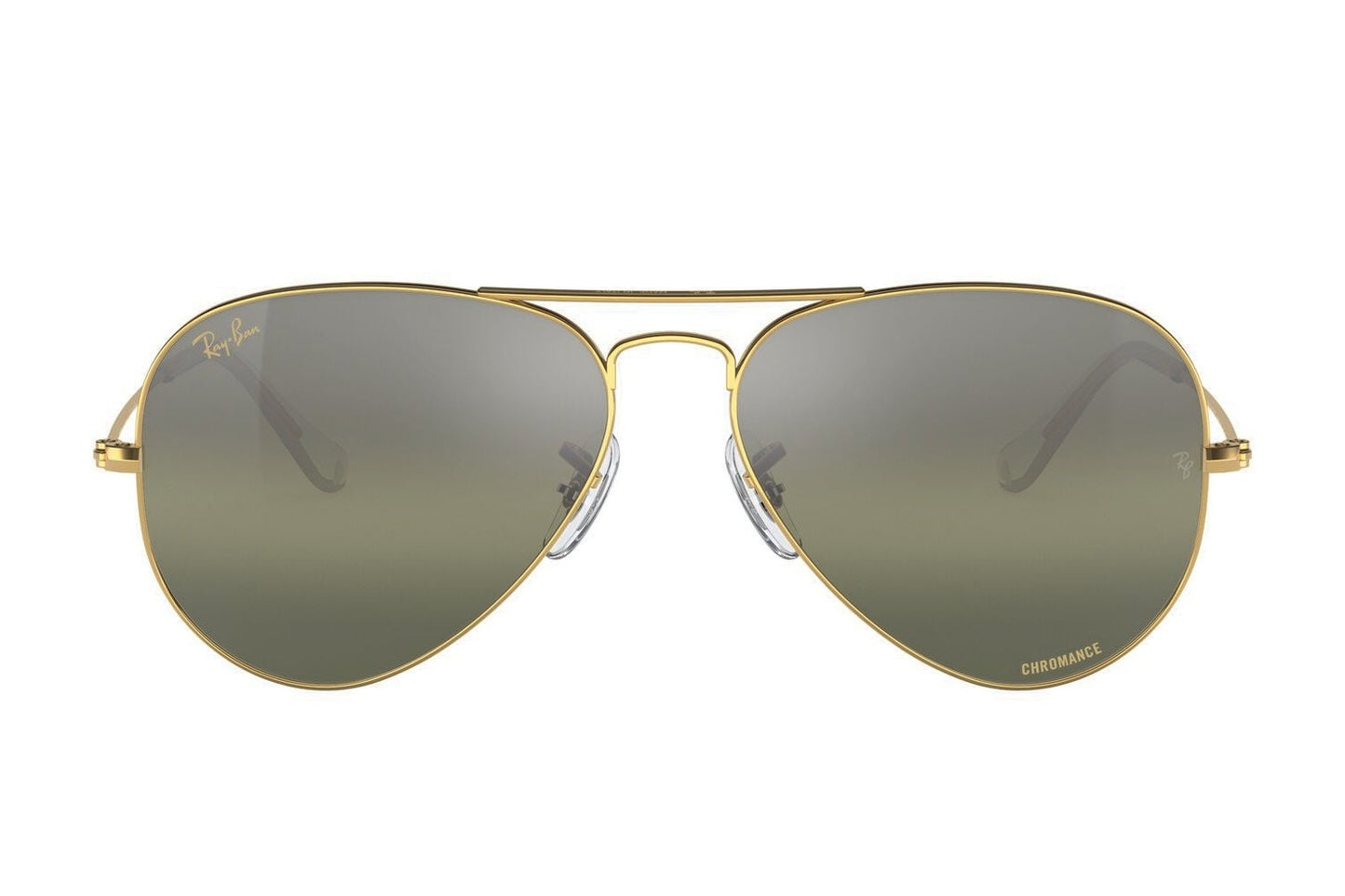 Ray-Ban Aviator 3025 Polarised Legend Gold Gradient Dark Green Mirror (3025 9196G4)