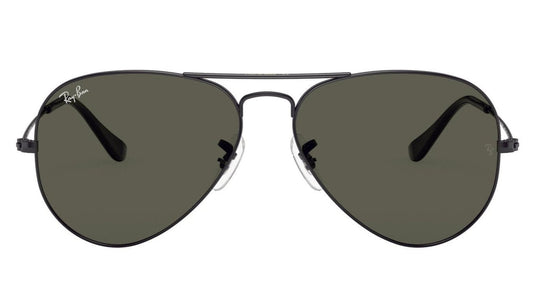 Ray-Ban 3025 Aviator Black Green RB3025 L2823 (58)