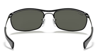 Ray-Ban 3119M Olympian I Deluxe Polarised Black G-15 Green RB3119M 002/58 (62)