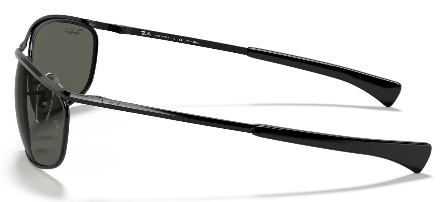 Ray-Ban 3119M Olympian I Deluxe Polarised Black G-15 Green RB3119M 002/58 (62)