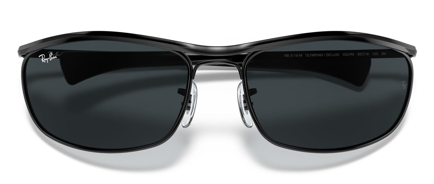 Ray-Ban 3119M Olympian I Deluxe Black Blue RB3119M 002/R5 (62)