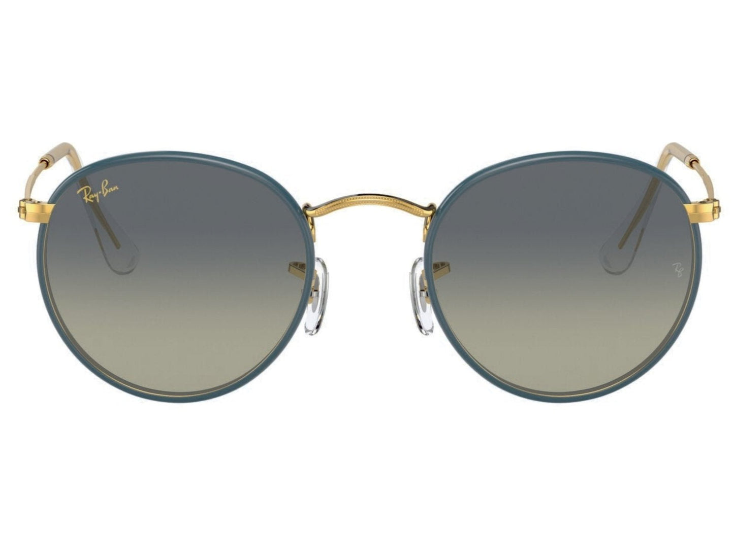 Ray-Ban Round 3447 Petroleum on Legend Gold Green Gradient (3447JM 9196BH)