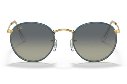 Ray-Ban Round 3447 Petroleum on Legend Gold Green Gradient (3447JM 9196BH)