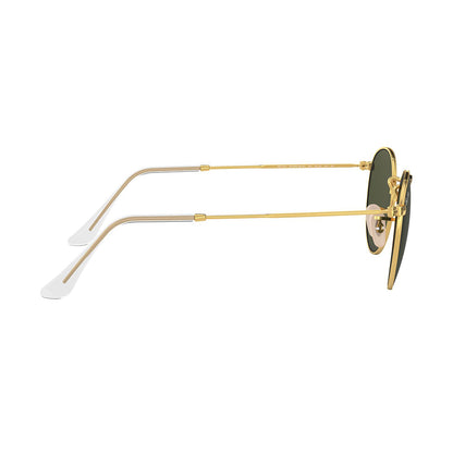 Ray-Ban 3447 Round Arista Gold G-15 Green RB3447 001 (53)