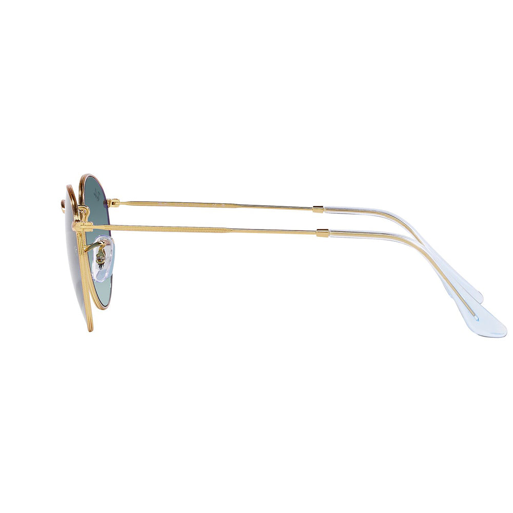 Ray-Ban 3447 Round Gold Blue Gradient RB3447 001/3M (53)