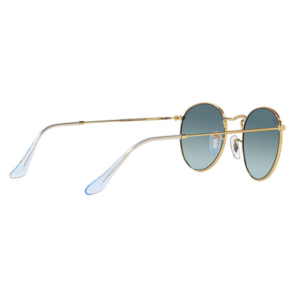 Ray-Ban 3447 Round Gold Blue Gradient RB3447 001/3M (53)