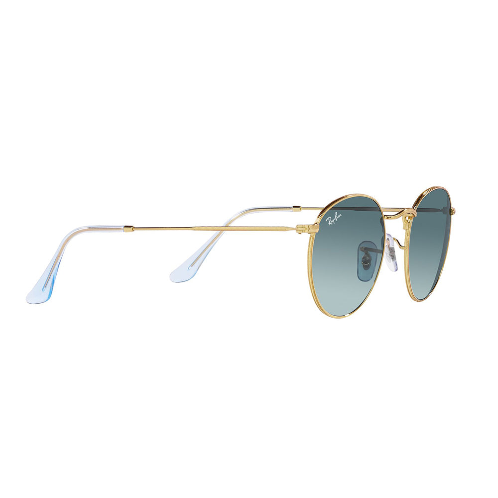 Ray-Ban 3447 Round Gold Blue Gradient RB3447 001/3M (53)