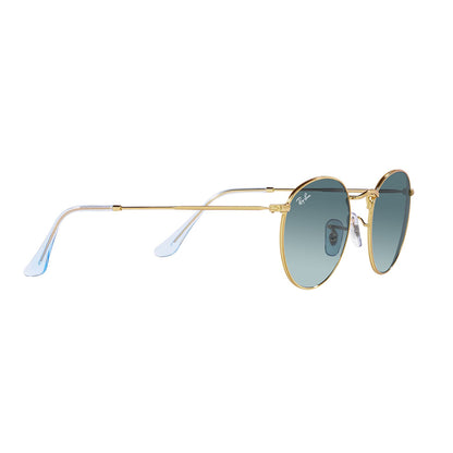 Ray-Ban 3447 Round Gold Blue Gradient RB3447 001/3M (53)