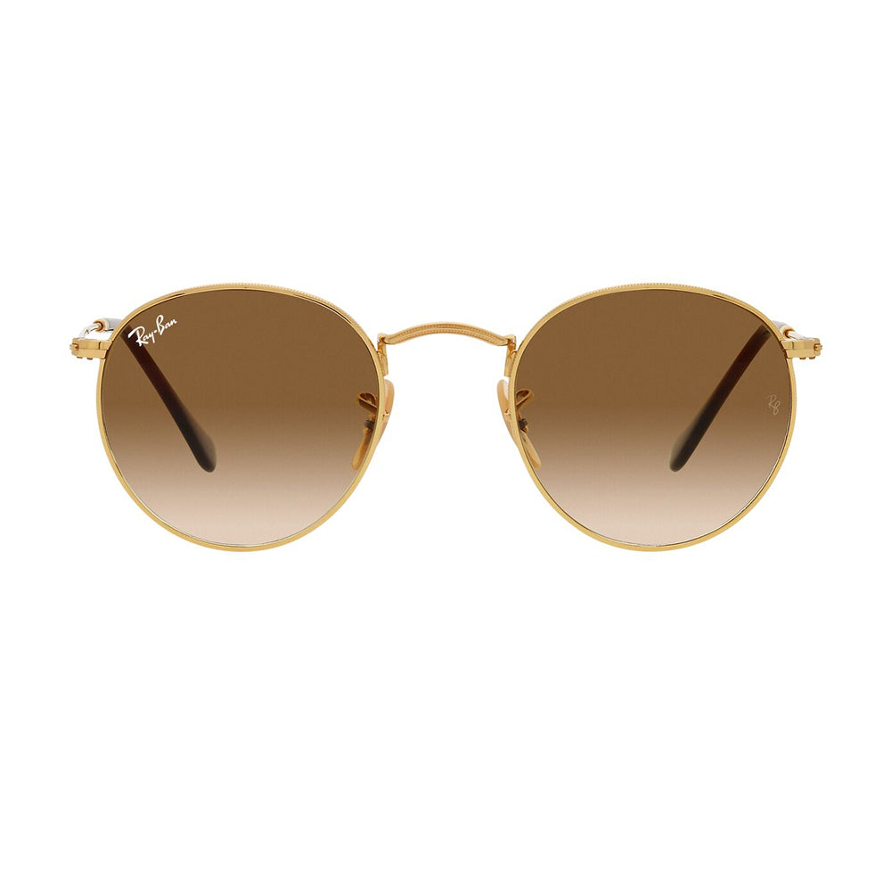 Ray-Ban 3447 Round Gold Brown Gradient RB3447 001/51 (53)