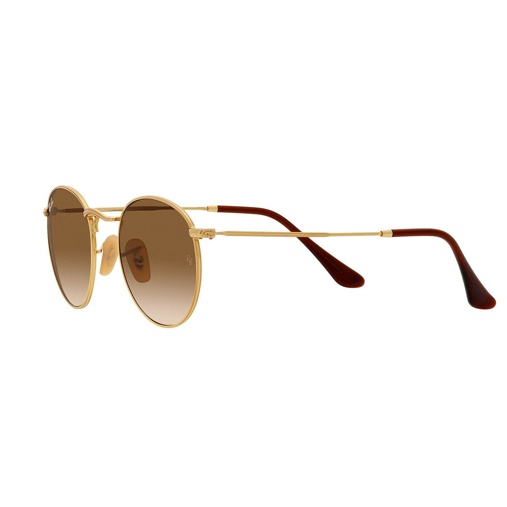 Ray-Ban 3447 Round Gold Brown Gradient RB3447 001/51 (50)