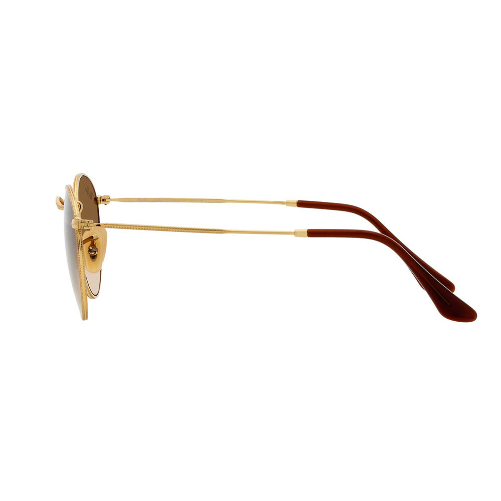 Ray-Ban 3447 Round Gold Brown Gradient RB3447 001/51 (53)