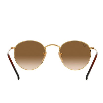 Ray-Ban 3447 Round Gold Brown Gradient RB3447 001/51 (50)