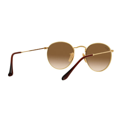 Ray-Ban 3447 Round Gold Brown Gradient RB3447 001/51 (53)
