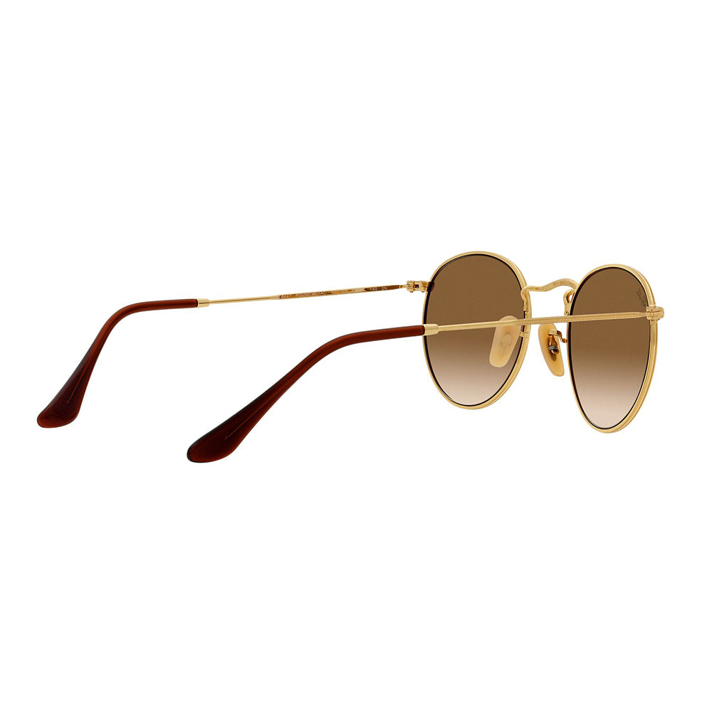 Ray-Ban 3447 Round Gold Brown Gradient RB3447 001/51 (50)