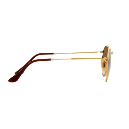 Ray-Ban 3447 Round Gold Brown Gradient RB3447 001/51 (53)