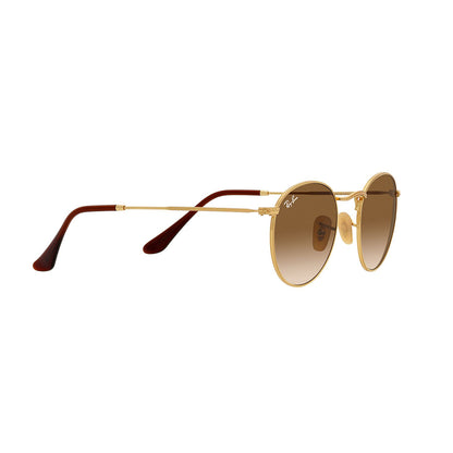 Ray-Ban 3447 Round Gold Brown Gradient RB3447 001/51 (50)