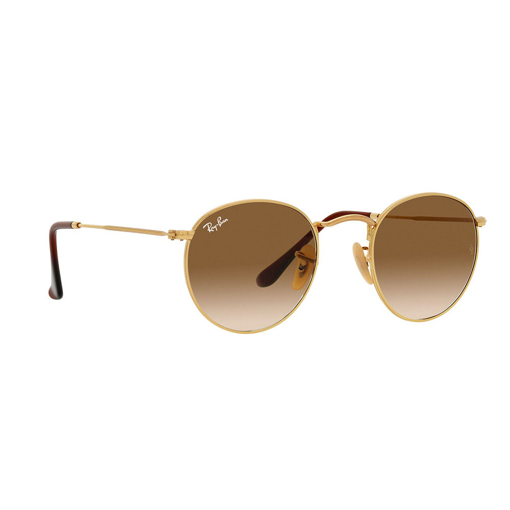 Ray-Ban 3447 Round Gold Brown Gradient RB3447 001/51 (50)