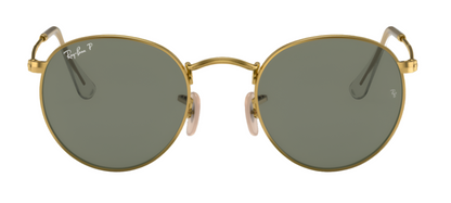 Ray-Ban Round 3447 Arista Gold G15 Green Polarised (3447 001/58)
