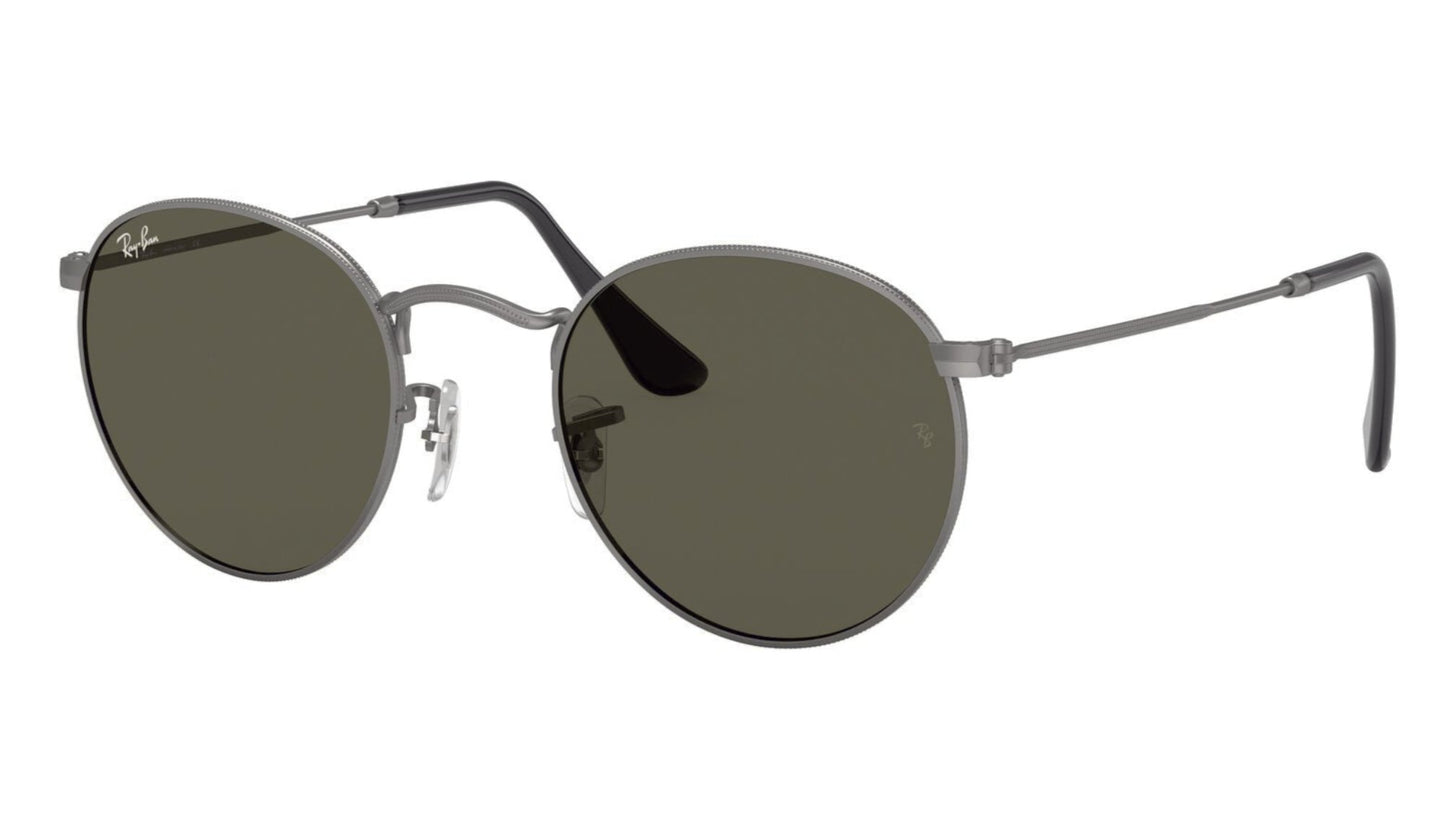 Ray-Ban Round 3447 Matte Gunmetal Green (3447 029)