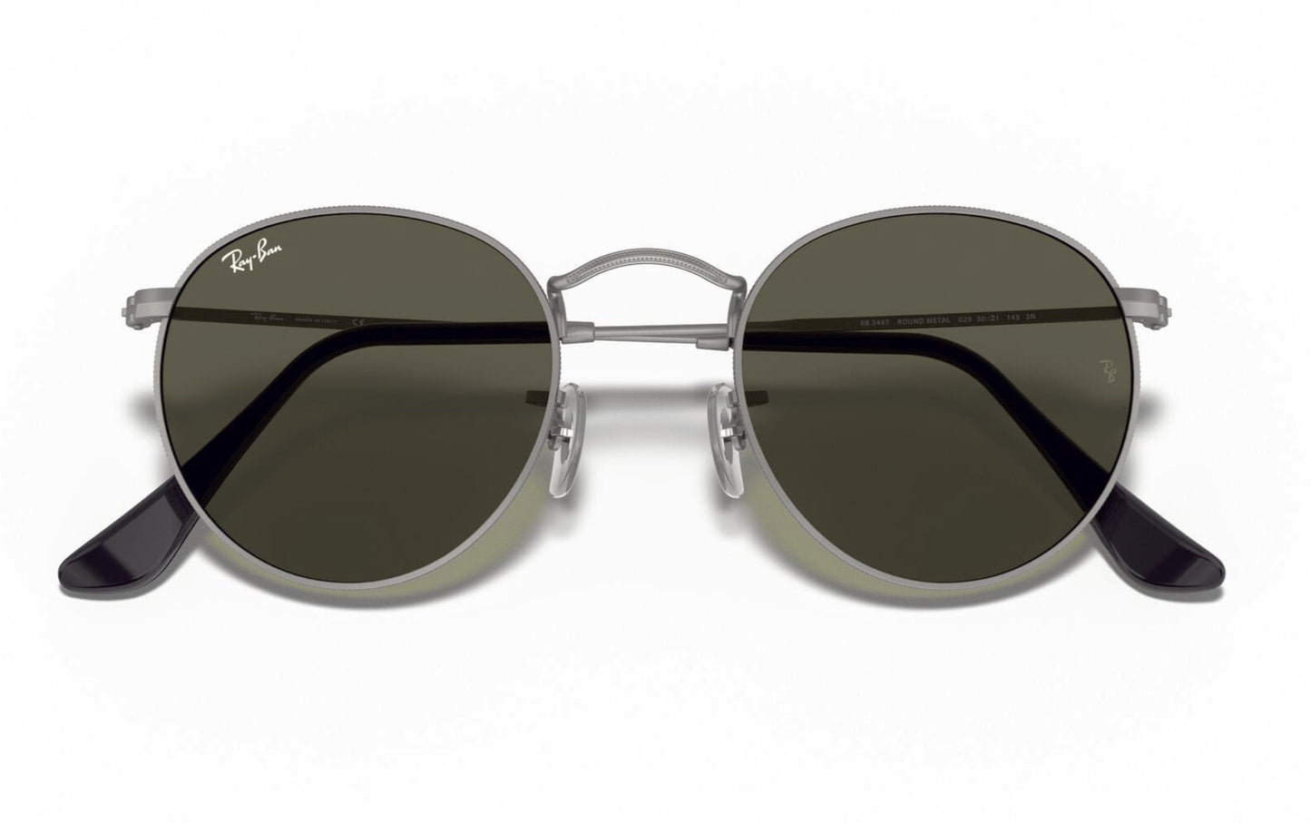 Ray-Ban Round 3447 Matte Gunmetal Green (3447 029)