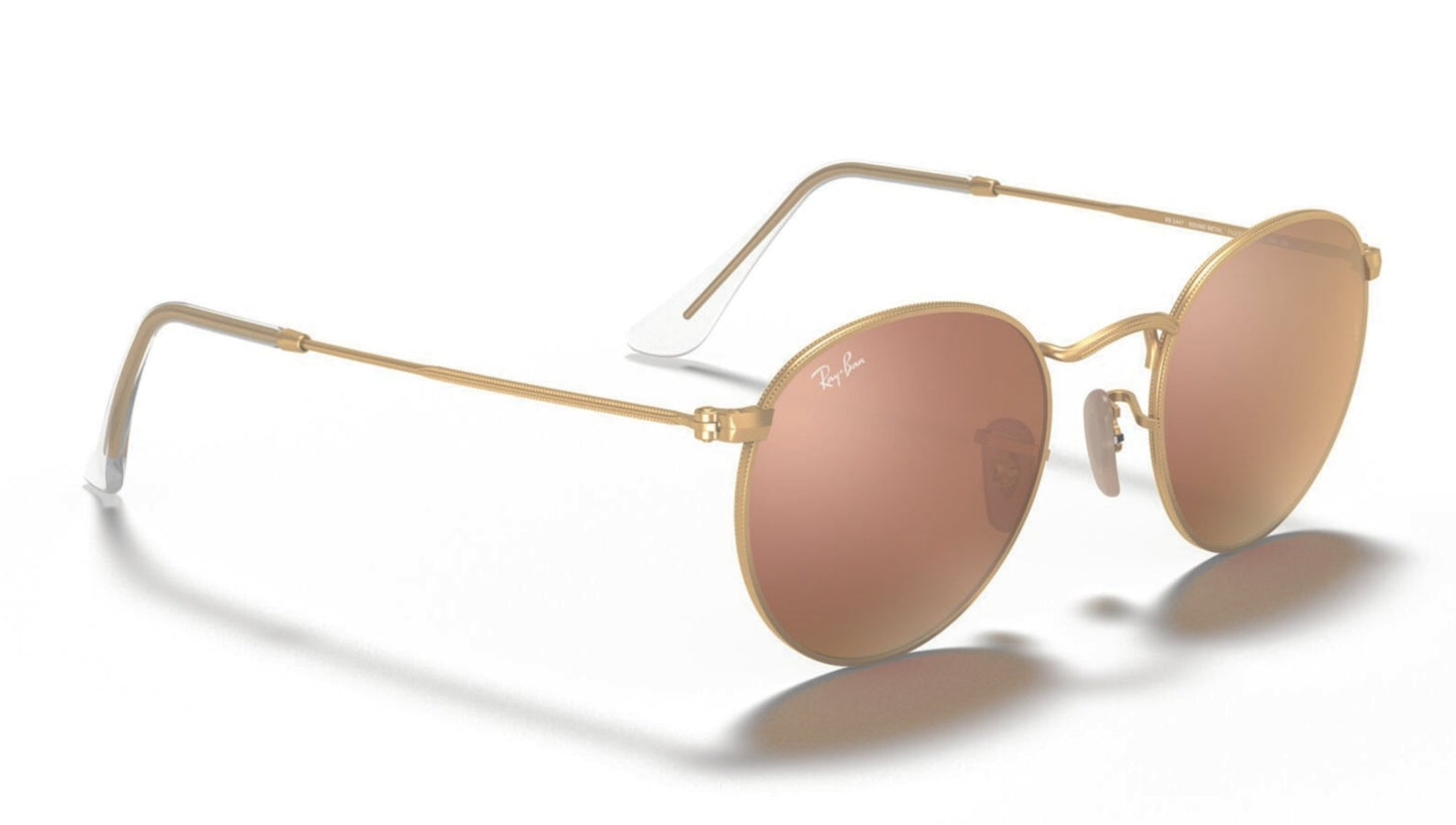 Ray-Ban Round 3447 Matte Gold Rose Gold (3447 112/Z2)