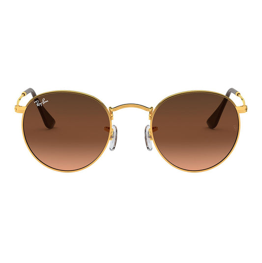 Ray-Ban 3447 Round Light Bronze Pink/Brown Gradient RB3447 9001A5 (53)