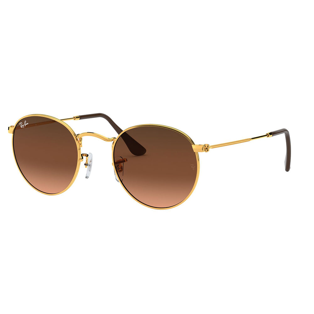 Ray-Ban 3447 Round Light Bronze Pink/Brown Gradient RB3447 9001A5 (53)