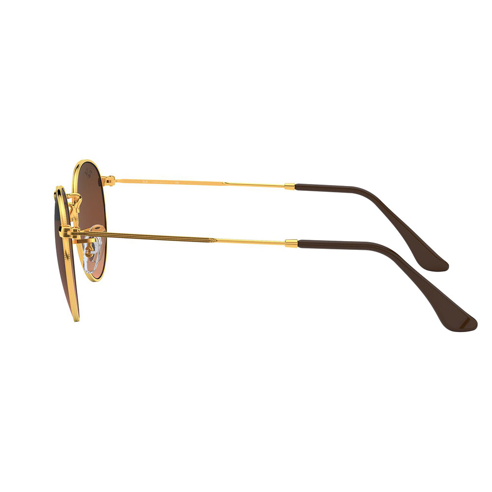 Ray-Ban 3447 Round Light Bronze Pink/Brown Gradient RB3447 9001A5 (50)