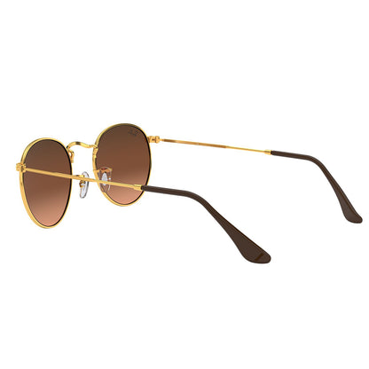 Ray-Ban 3447 Round Light Bronze Pink/Brown Gradient RB3447 9001A5 (50)