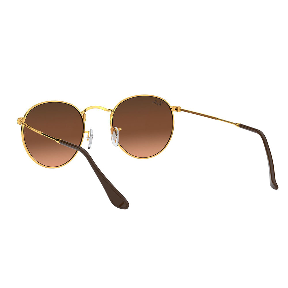 Ray-Ban 3447 Round Light Bronze Pink/Brown Gradient RB3447 9001A5 (50)