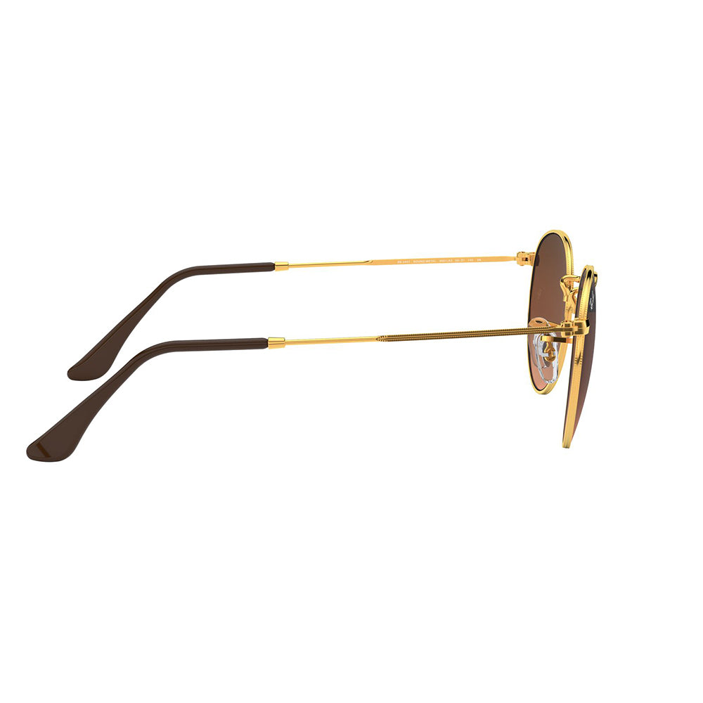 Ray-Ban 3447 Round Light Bronze Pink/Brown Gradient RB3447 9001A5 (53)