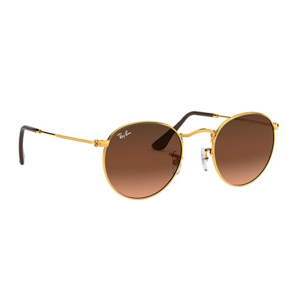 Ray-Ban 3447 Round Light Bronze Pink/Brown Gradient RB3447 9001A5 (50)