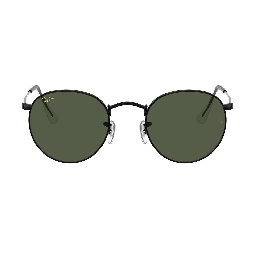 Ray-Ban 3447 Round Black G-15 Green RB3447 919931 (50)