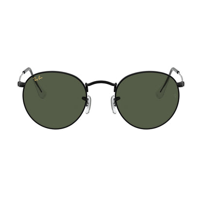 Ray-Ban 3447 Round Black G-15 Green RB3447 919931 (50)