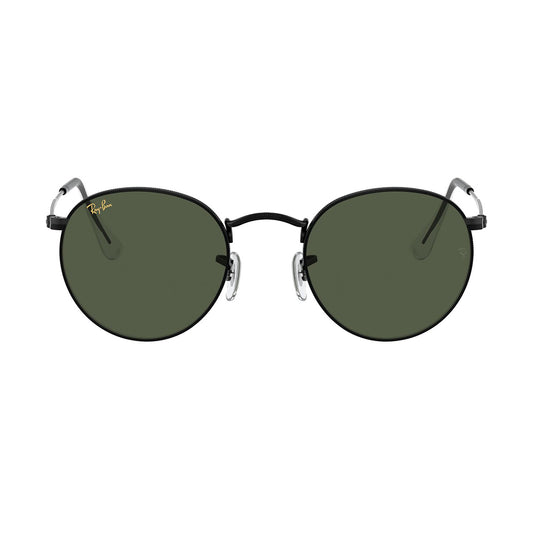 Ray-Ban 3447 Round Black G-15 Green RB3447 919931 (50)
