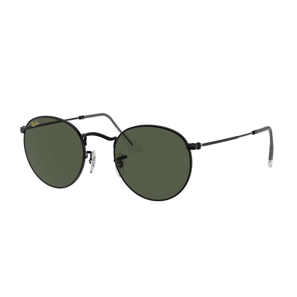 Ray-Ban 3447 Round Black G-15 Green RB3447 919931 (50)