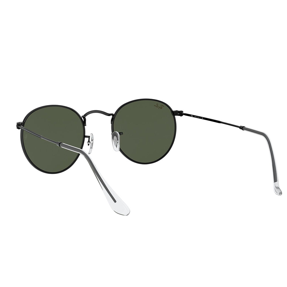 Ray-Ban 3447 Round Black G-15 Green RB3447 919931 (50)