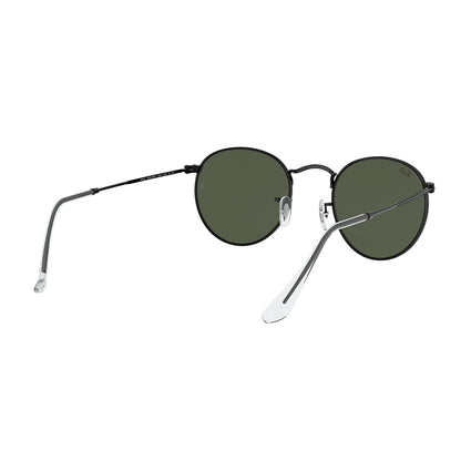 Ray-Ban 3447 Round Black G-15 Green RB3447 919931 (50)