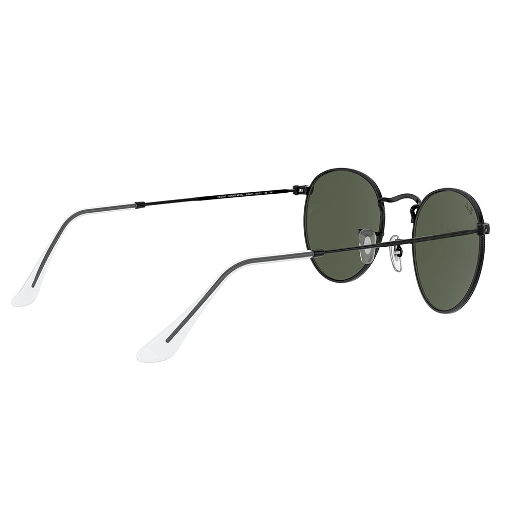 Ray-Ban 3447 Round Black G-15 Green RB3447 919931 (50)